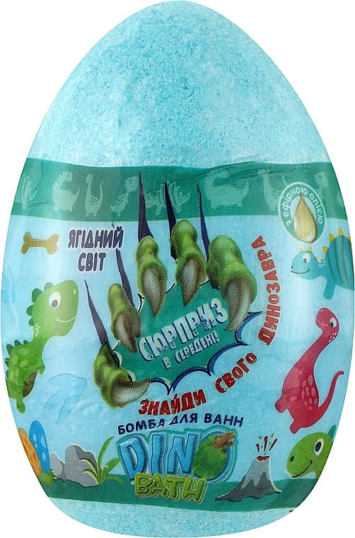 *Бомба для ванн DinoBath Ягідний світ 145 г