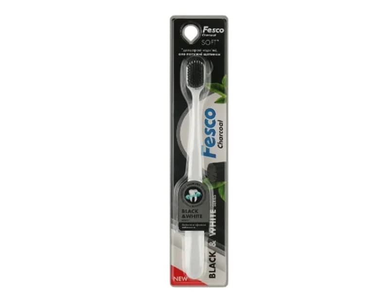 *Зубная щетка Fesco Black & White мягкая *Зубная щетка Fesco Black & White мягкая