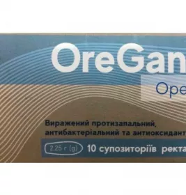 *Ореганол супоз. ректал. №10