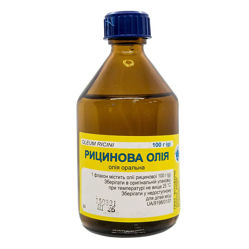 Рицинова олія по 100 мл у флаконі 1 шт. - Фітофарм