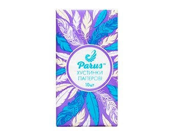 *Хустинки паперові Парус без аромату №10