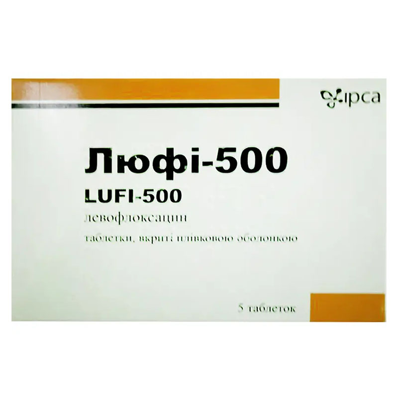 Люфі-500 таблетки по 500 мг 5 шт.
