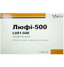 Люфі-500 таблетки по 500 мг 5 шт.