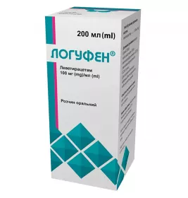 Логуфен розчин 100 мг/мл по 200 мл у флаконі 1 шт.