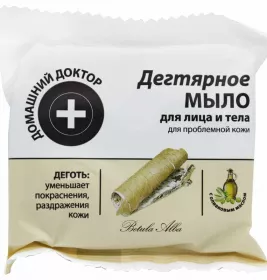 *Мыло твёрдое Домашний Доктор Дегтярное 70 г