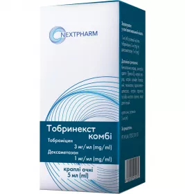 Тобринекст Комбі краплі очні по 5 мл у флаконі 1 шт.