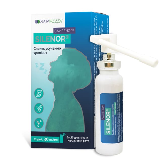 *Сайленор спрей від хропіння флак. 30мл