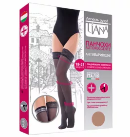 *Панчохи компресійні Tiana 140 ден беж. р 4