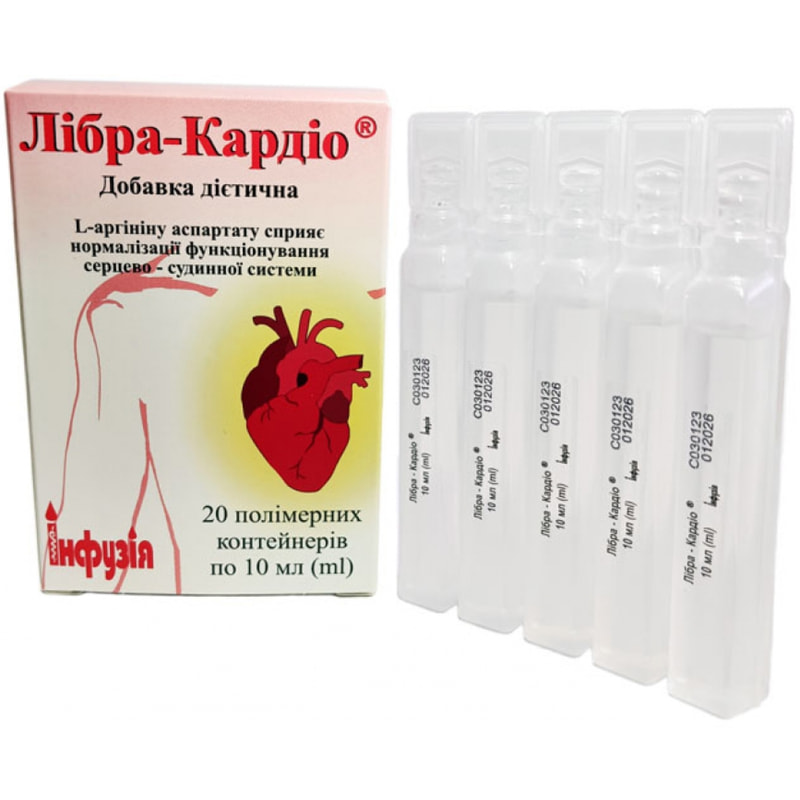 *Лібра-кардіо р-н д/ін. 10мл конт.полім. №20 Інфузія