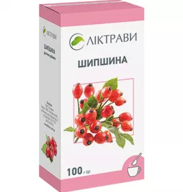 Шипшини плоди по 100 г у пачці