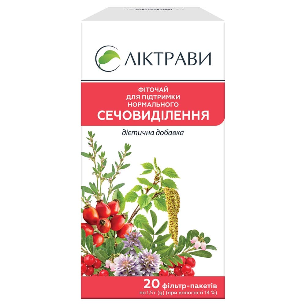 Фиточай д/поддерж.норм. мочеотделения (Мочегонный) Лектравы ф/п 1,5г №20