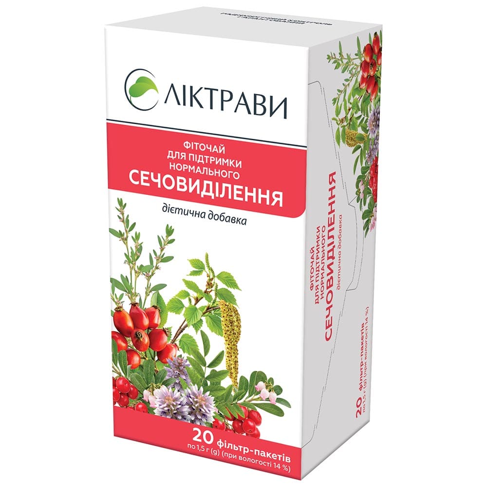 Фиточай д/поддерж.норм. мочеотделения (Мочегонный) Лектравы ф/п 1,5г №20