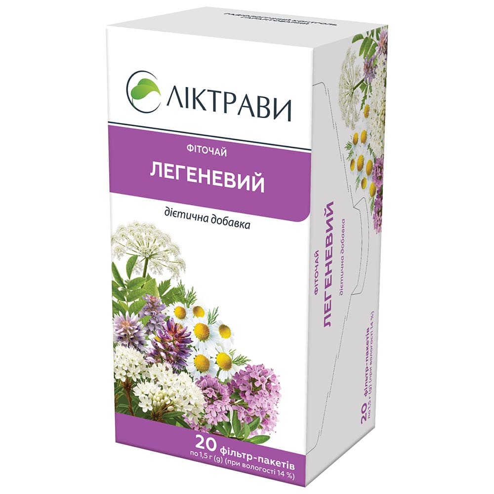 Фіточай легеневий (Від кашлю) Ліктрави ф/п 1,5г №20