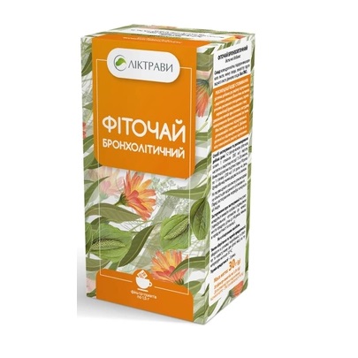 Фіточай Бронхолітичний Ліктрави ф/п 1,5г №20