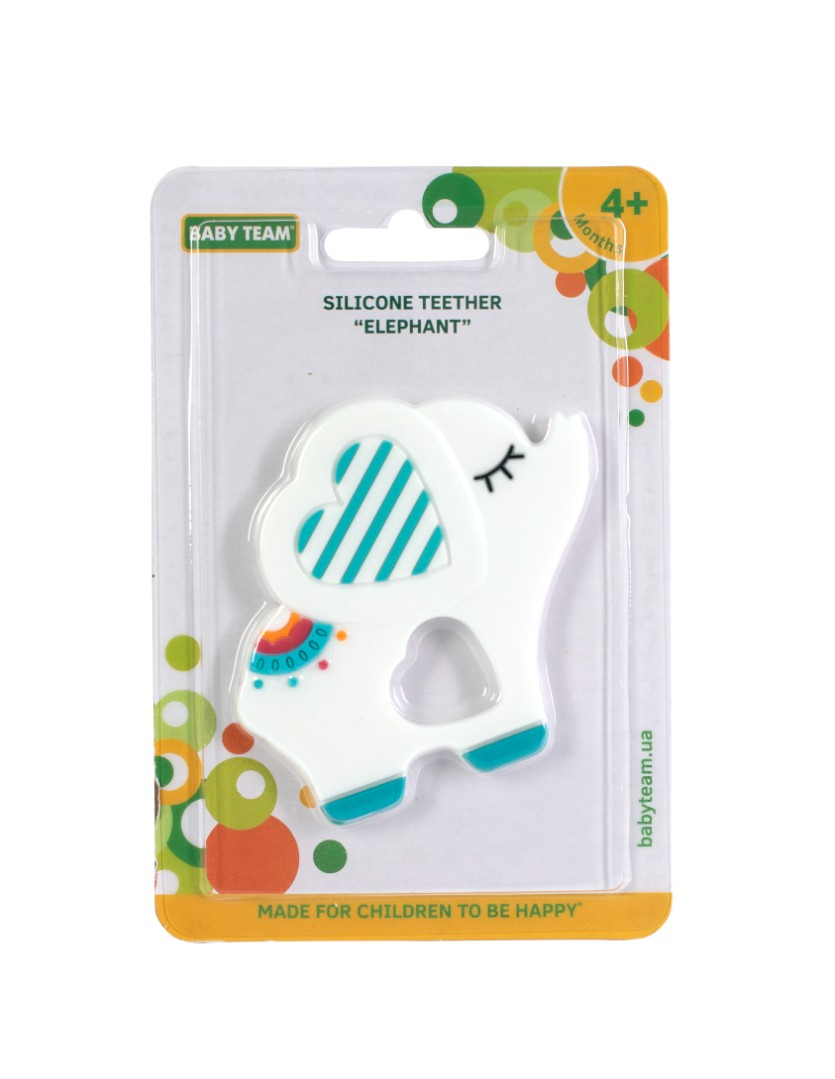 *Прорезыватель Baby Team Слоник 4020