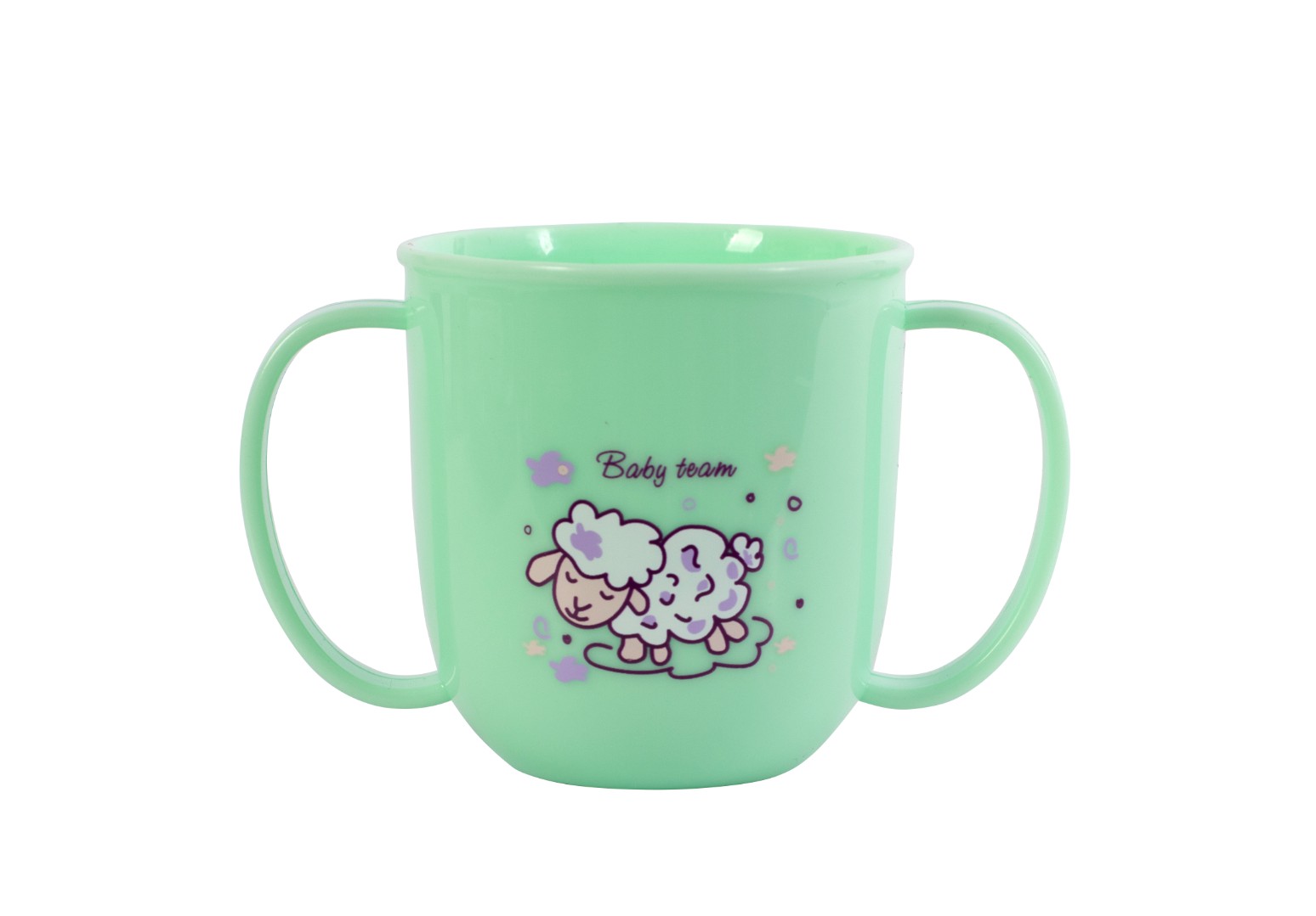 Чашка Baby Team с двумя ручками 190 мл 6008