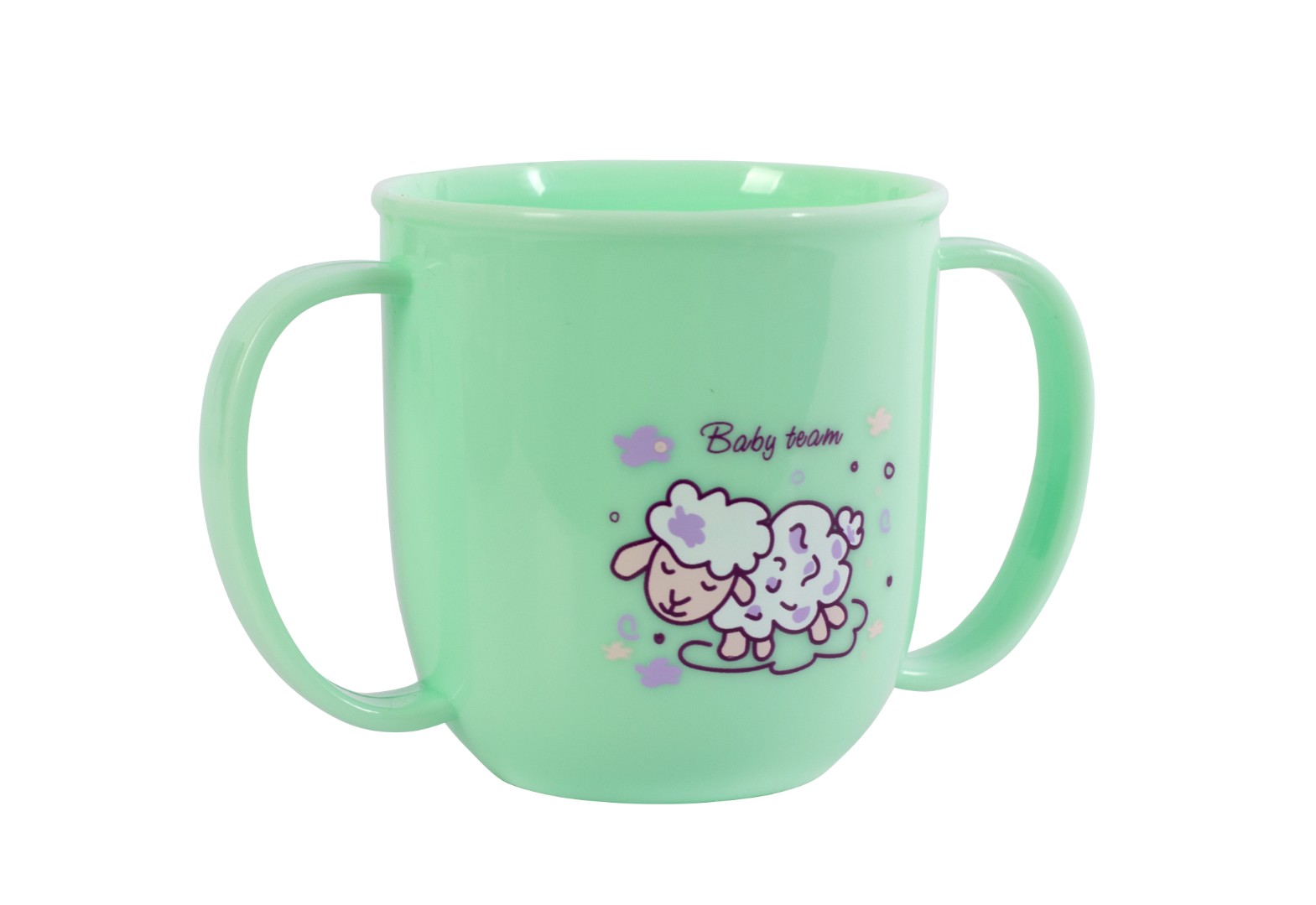 Чашка Baby Team с двумя ручками 190 мл 6008