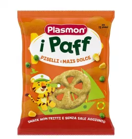 *Снеки Plasmon із гороху та кукурудзи 15 г