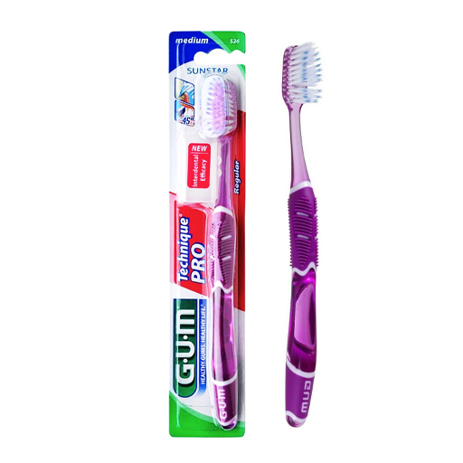 *Зубна щітка GUM PRO Full Medium повна середньо-м'яка