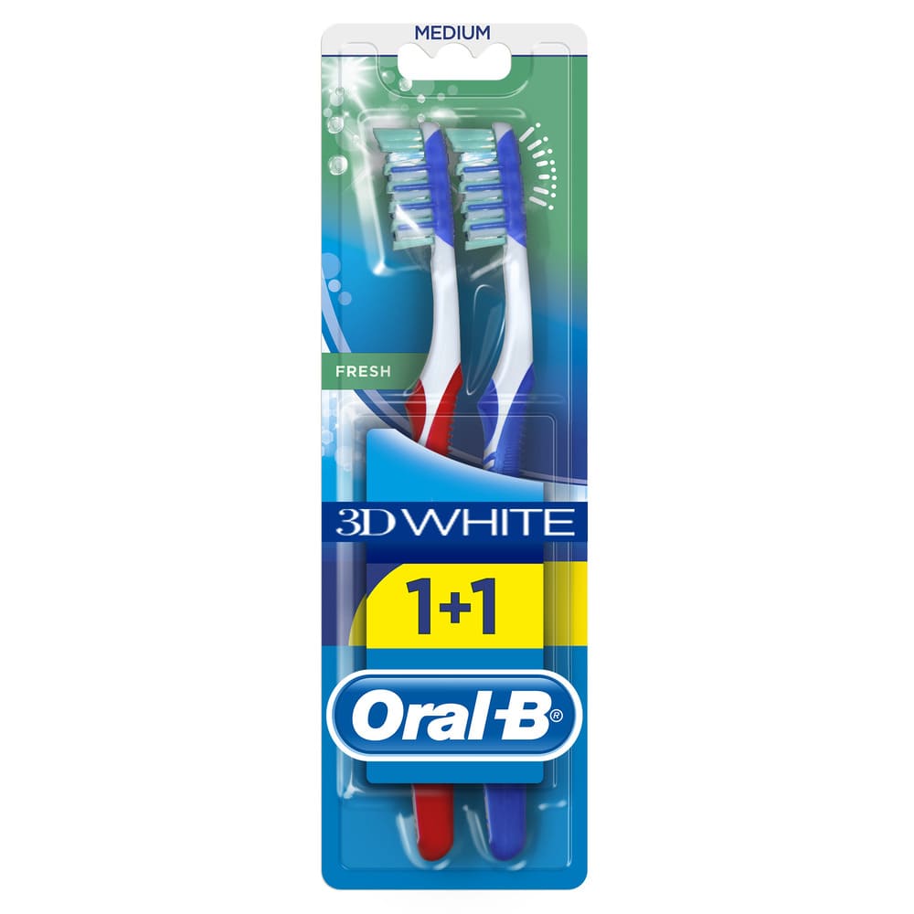*Зубна щітка ORAL-B 3D White 40 середня №2