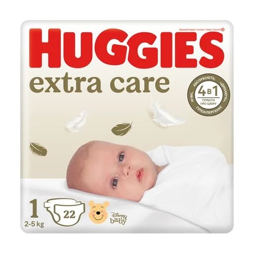 Подгузники Хаггис Extra Care 1 №22 Подгузники Хаггис Extra Care 1 №22
