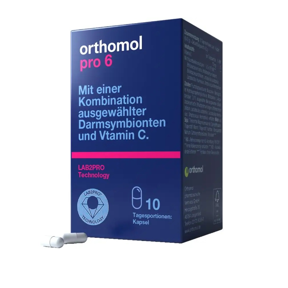 *Вітаміни Ортомол Pro 6 капс. 10 днів (підтримка кишечника)