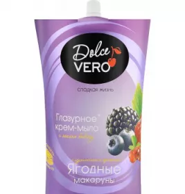 *Мыло жидкое Dolce Vero Ягодные Макаруны 500 мл дойпак
