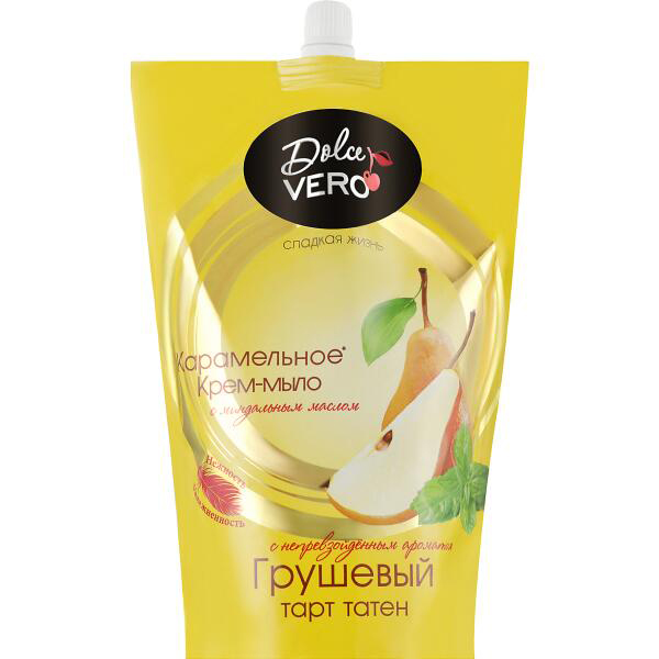 *Мыло жидкое Dolce Vero Грушевый Тарт Татен 500 мл дойпак *Мыло жидкое Dolce Vero Грушевый Тарт Татен 500 мл дойпак
