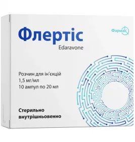 Флертис розчин для ін'єкцій 1.5 мг/мл в ампулах 20 мл 10 шт.