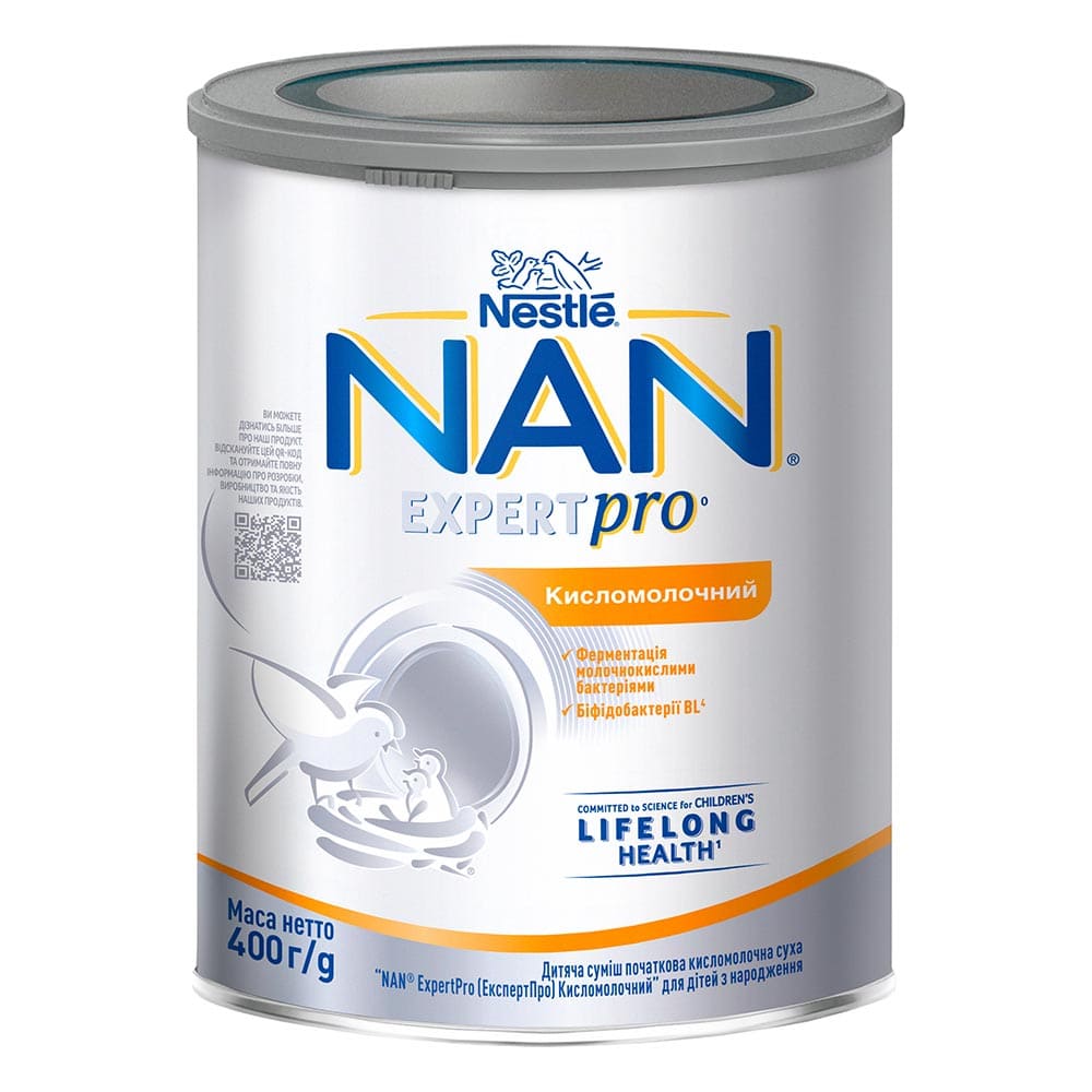 Смесь НАН ExpertPro кисломолочный для детей с рождения 400г