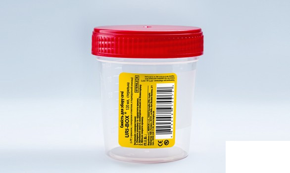 *Ємність Гемопласт для забору сечі стер. 120 мл