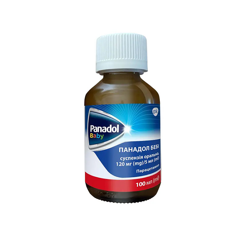 Панадол Беби для детей сусппензия 120 мг/5 мл по 100 мл во флаконе 1 шт.