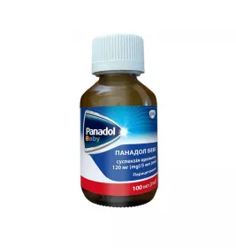 Панадол Бебі для дітей суспензія 120 мг/5 мл по 100 мл у флаконі 1 шт.