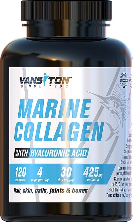 *Вансітон Колаген морський з гіалуроновою кисл.капс.№120