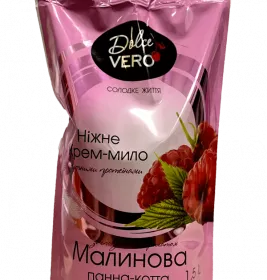 *Мыло жидкое Dolce Vero Малиновая Панна Котта дой-пак 1500 мл