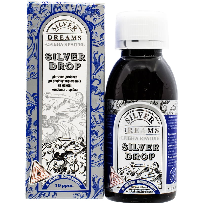 *Срібна Крапля колоїдне срібло 115 мл