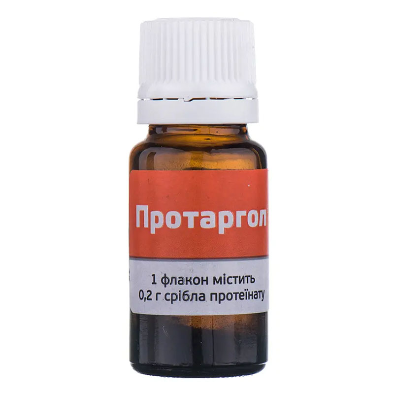 Протаргол порошок 0,2 г у флаконі 1 шт.