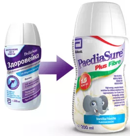 *Напій Педіашур зі смаком ванілі plus fiber (1-10лет) 200мл