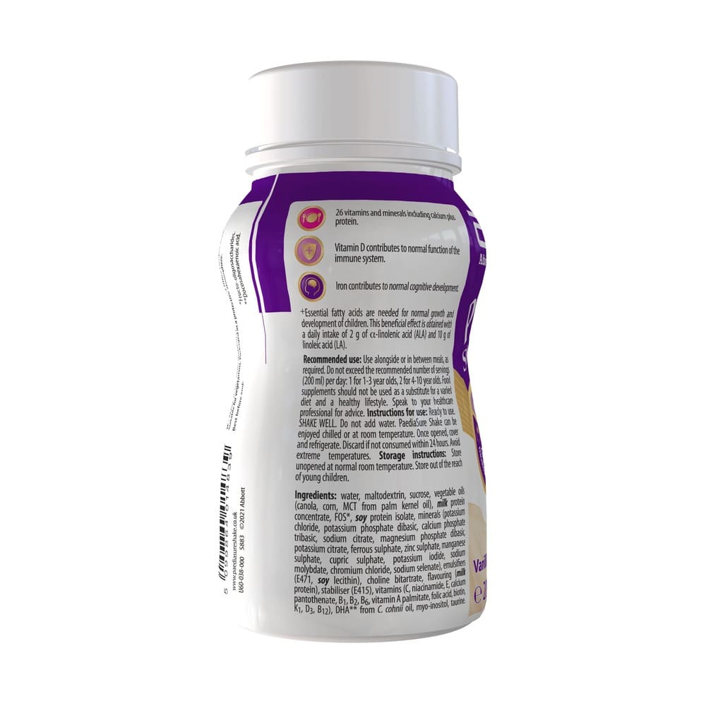 *Напиток Педиашур SHAKE со вкусом ванили (3-10лет) 200мл