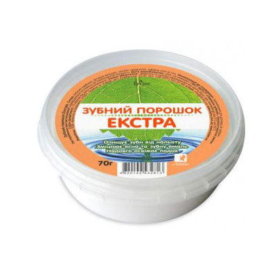 *Зубний порошок Enjee Dentium Екстра 70 г