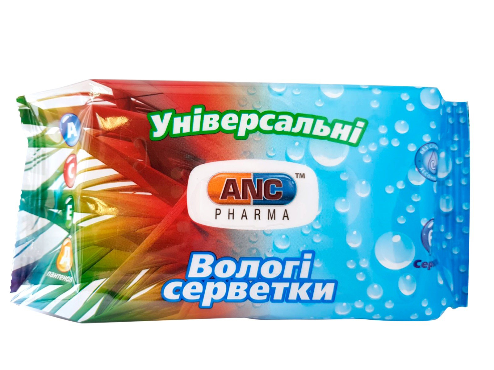 *Серветки вологі ANC Pharma універсальні №60