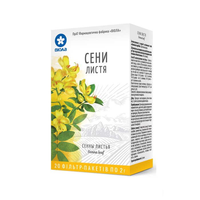 Сени листя та плоди по 2 г у фільтр-пакетах 20 шт. - Ліктрави