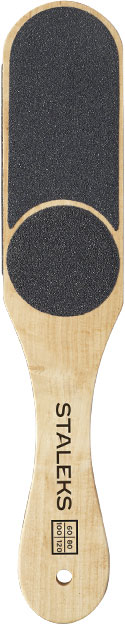 *Терка для стоп Staleks Beauty & Care 10 тип 3 дерев'яна