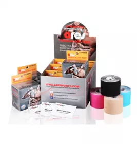 *Кинезио тейп Ares Extreme 5 см х 5 м разноцветный