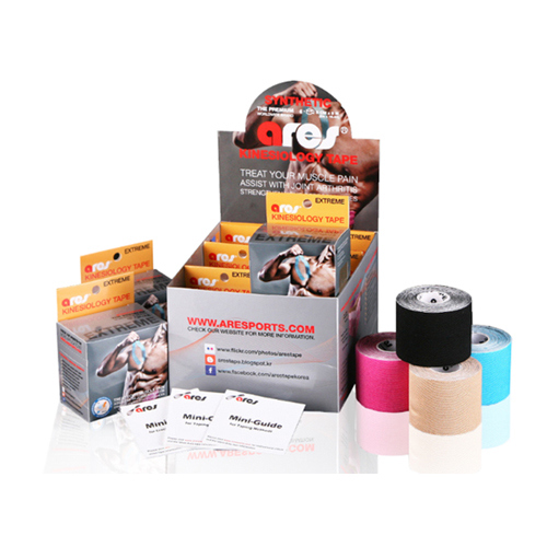 *Кінезіо тейп Ares Extreme 5 см х 5 м разноцветный