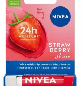 *Бальзам для губ NIVEA Полуничне сяйво 5,5 мл