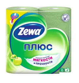 *Туалетная бумага Zewa Плюс Яблоко 2-слойн. №4