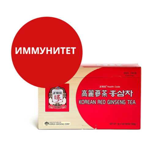 *Женьшень Красный Корейский Чай пак. №100 *Женьшень Красный Корейский Чай пак. №100