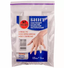 *Бинт Торос Груп еласт. сітчатий трубчатий 1 х 15 см (палець)