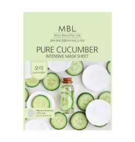 *Маска для обличчя MBL Pure Snail Intensive ткан. з муцином равлика 23 мл